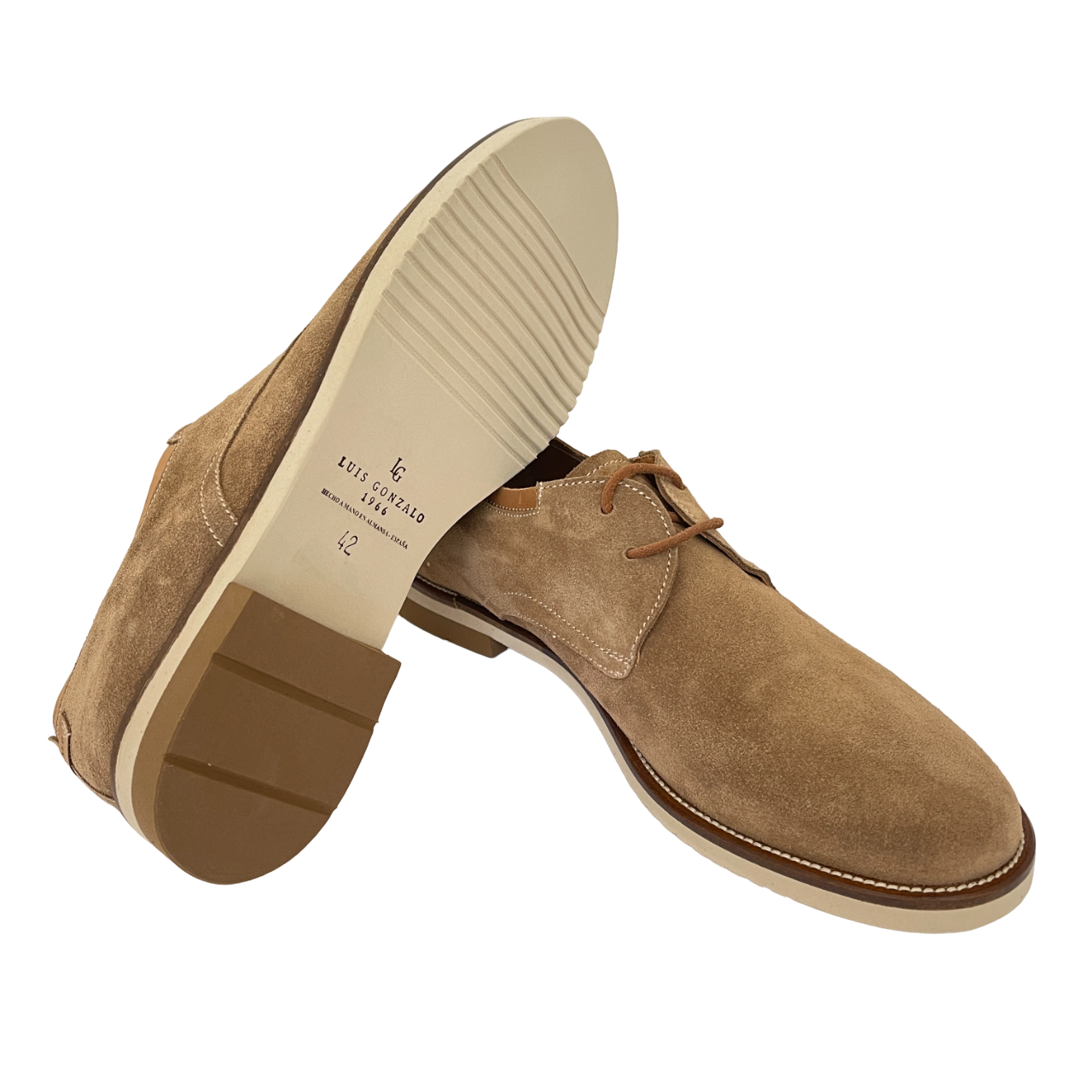 LUIS GONZALO 1966 8076H3: brown shoes for men