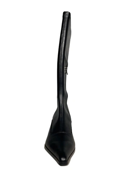 INES PALLISER Nappa Stretch Negro: black boots for women