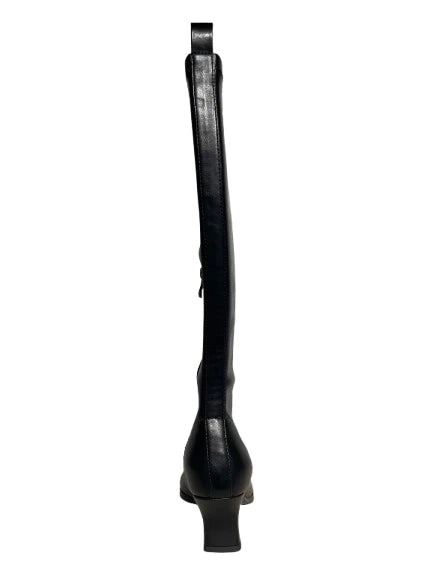 INES PALLISER Nappa Stretch Negro: negre botes per a dona