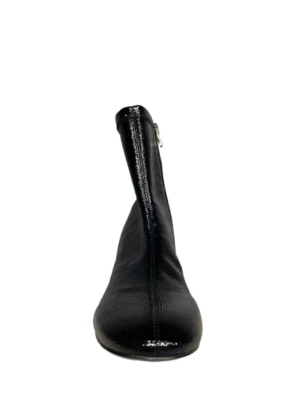 INES PALLISER 552466 Naplack Stretch: black ankle boots for women