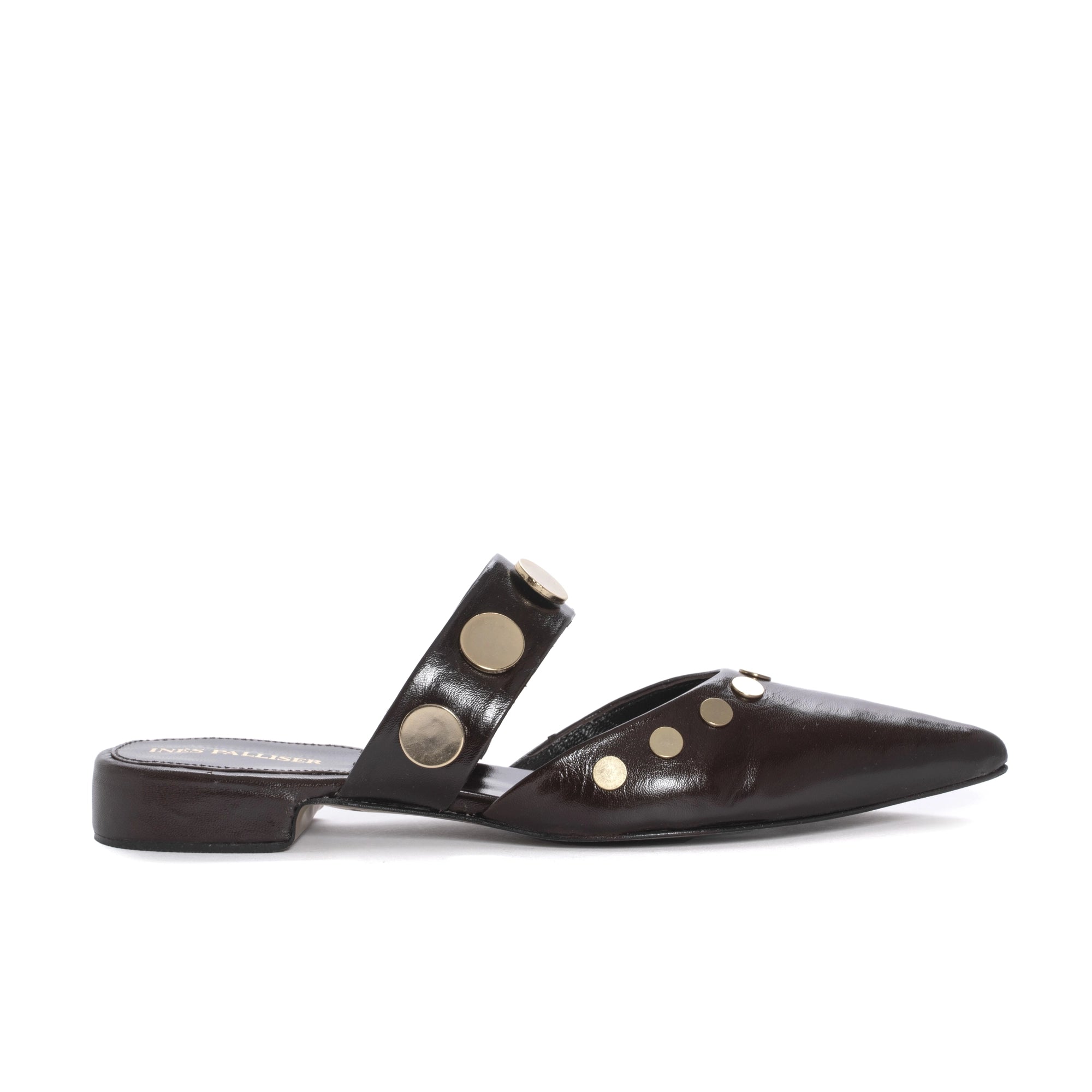 INES PALLISER IP2399.I0 Mogano: brown clogs for women