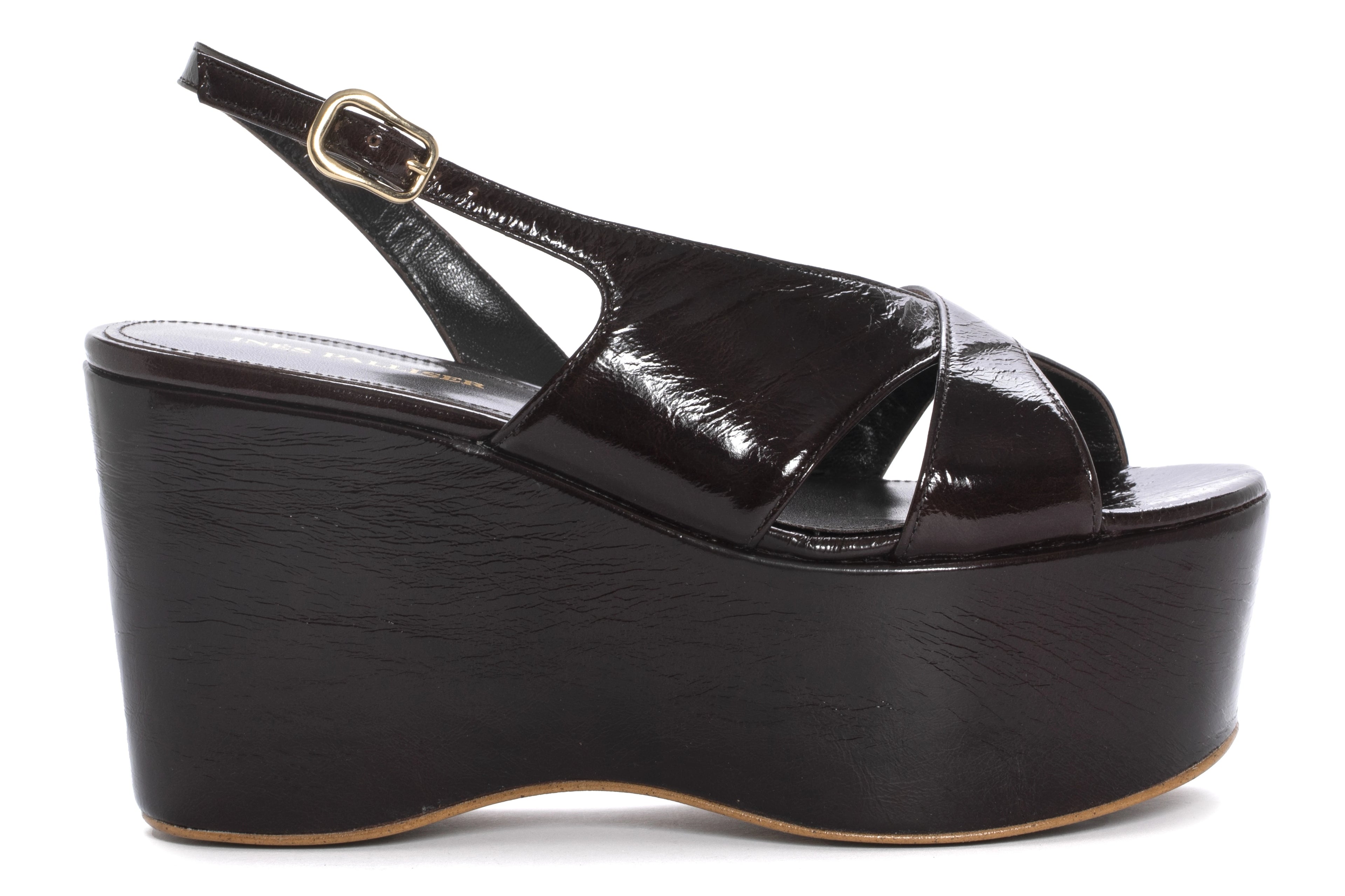 INES PALLISER IP2438.I0 Mogano: brown sandals for women