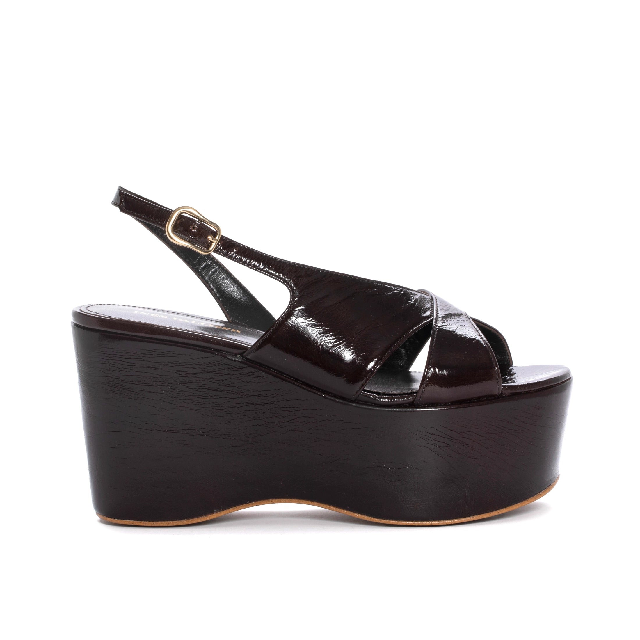 INES PALLISER IP2438.I0 Mogano: brown sandals for women