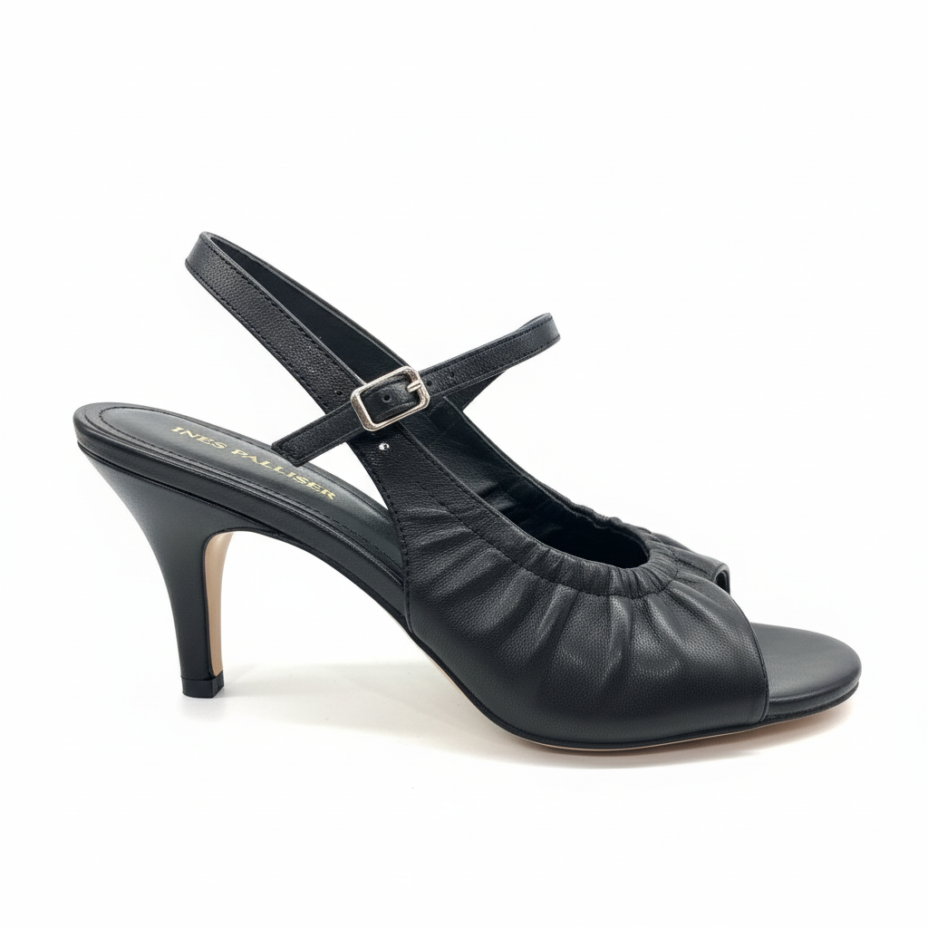INES PALLISER 752508 - NAPA: black sandals for women