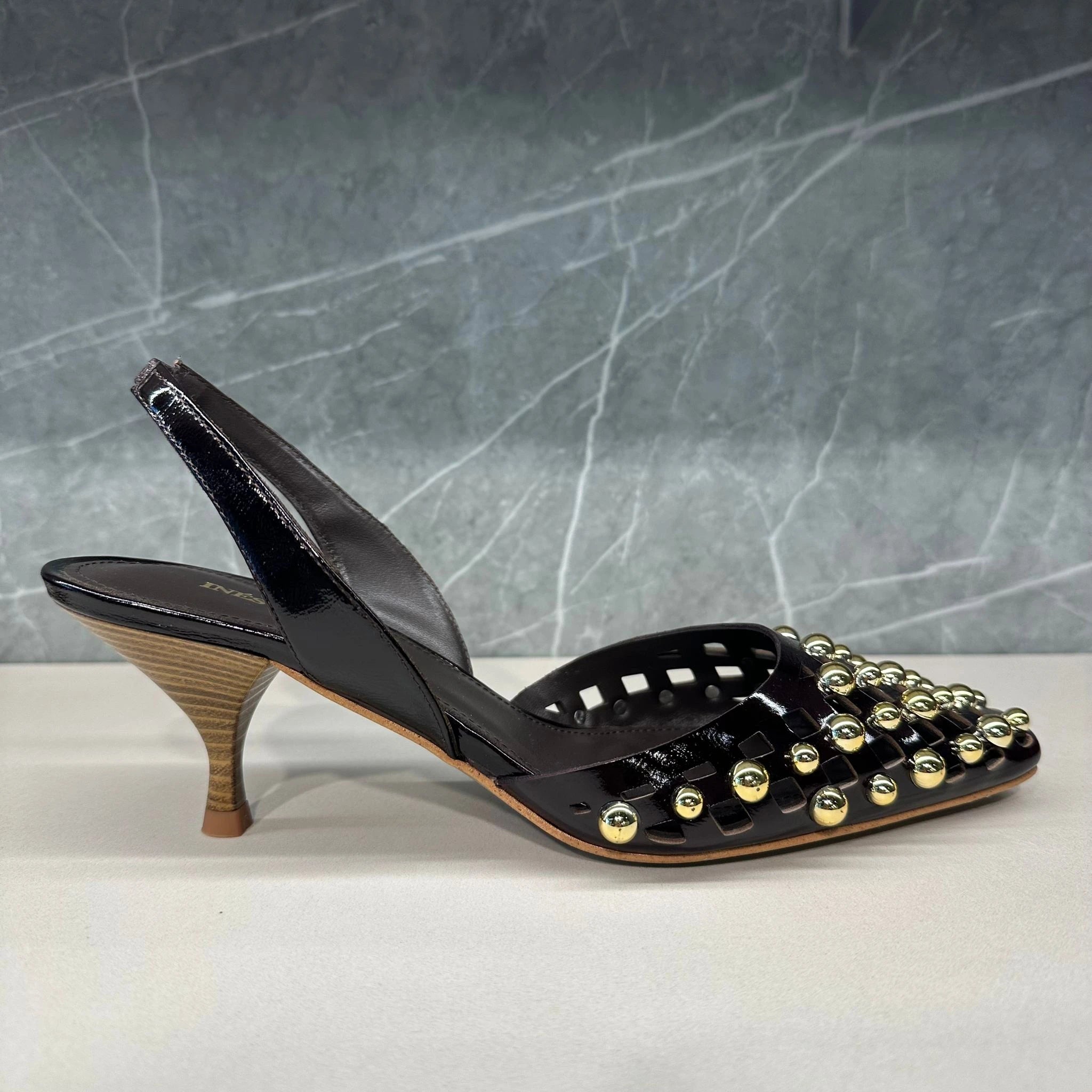 INES PALLISER IP2420.I0 Mogano: brown sandals for women