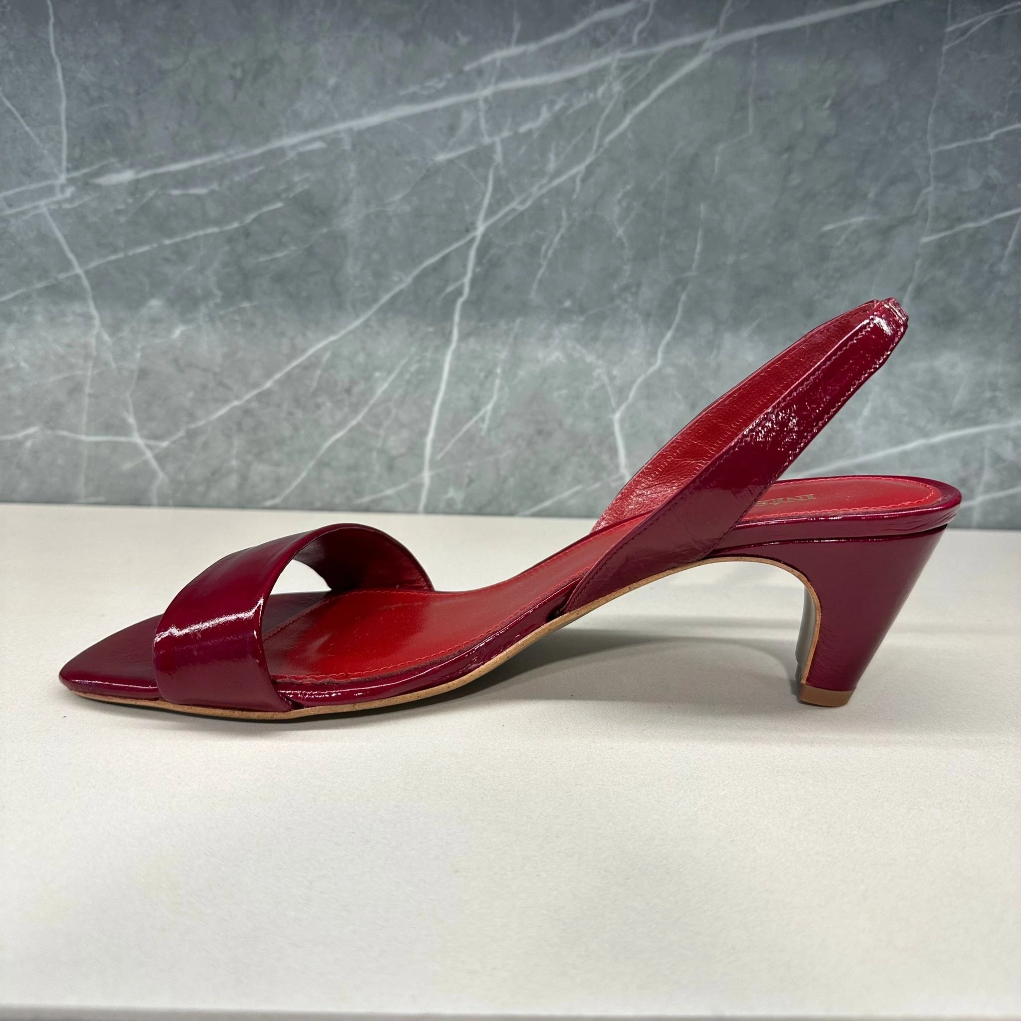INES PALLISER IP2413.I0 Blood: red sandals for women