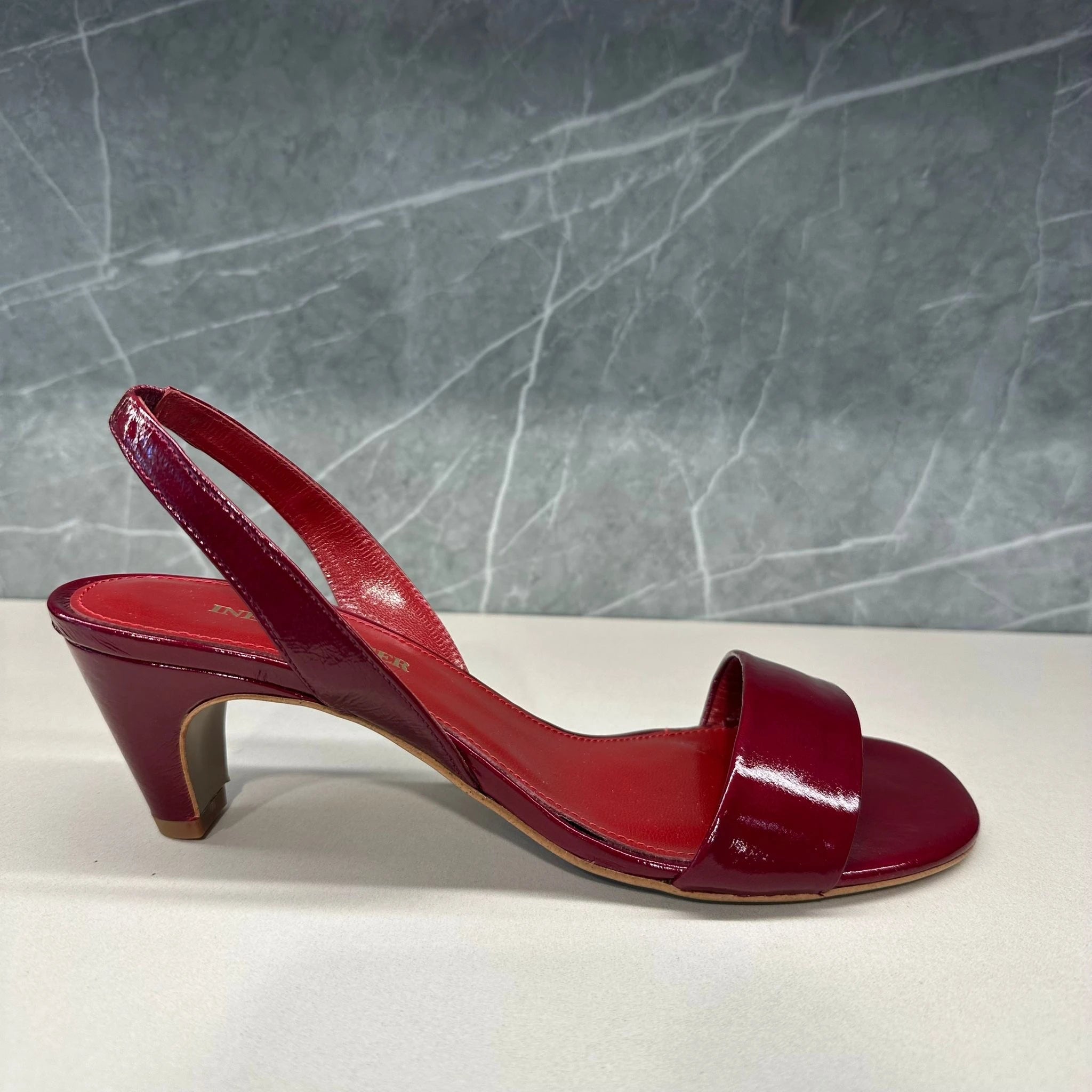 INES PALLISER IP2413.I0 Blood: red sandals for women