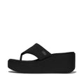 FITFLOP W Platfforms Wedge Black: negre sandàlies per a dona