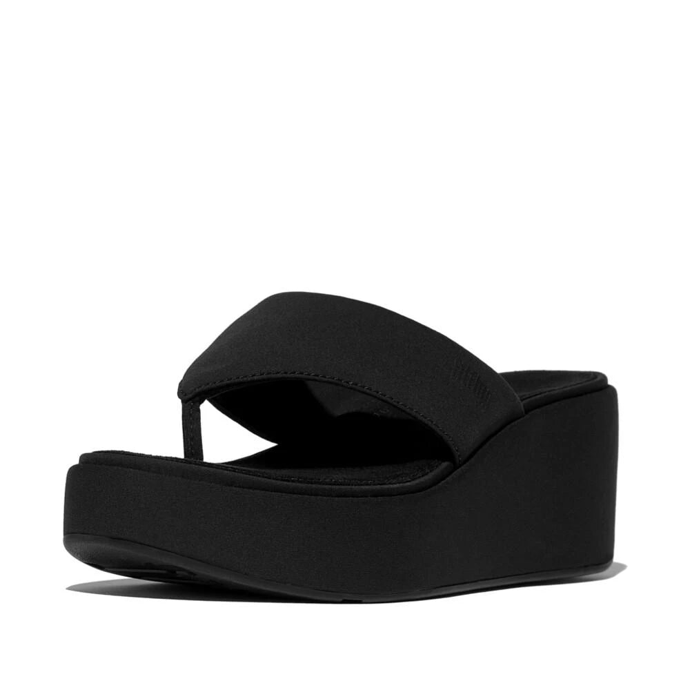 FITFLOP W Platfforms Wedge Black: ブラック サンダル レディース