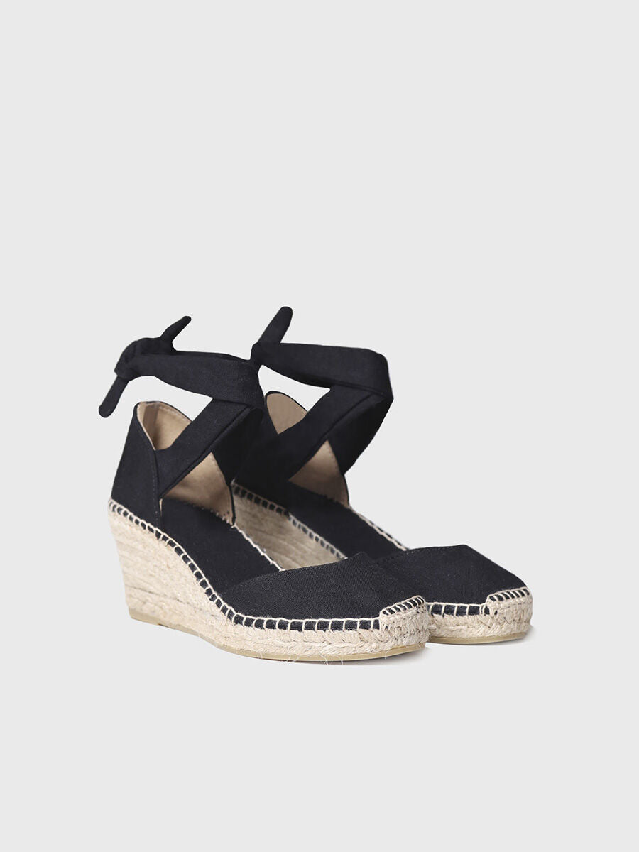 TONI PONS Julia Negre: black espadrilles for women