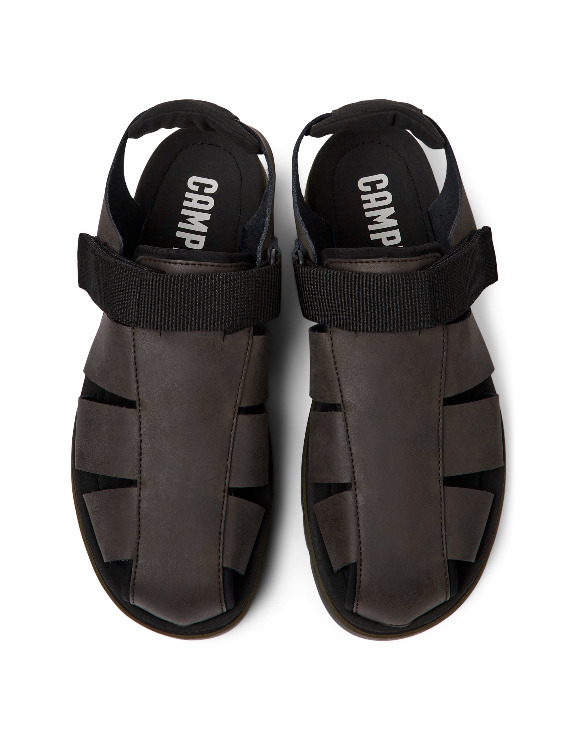 CAMPER Lamper Zambia Orugas.negro-kiwi-negro: чорний взуття для чоловіків