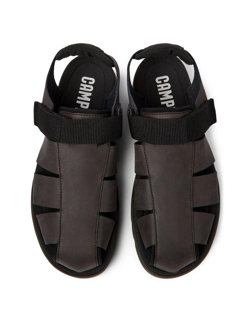 CAMPER Lamper Zambia Orugas.negro-kiwi-negro: черный обувь для мужчин
