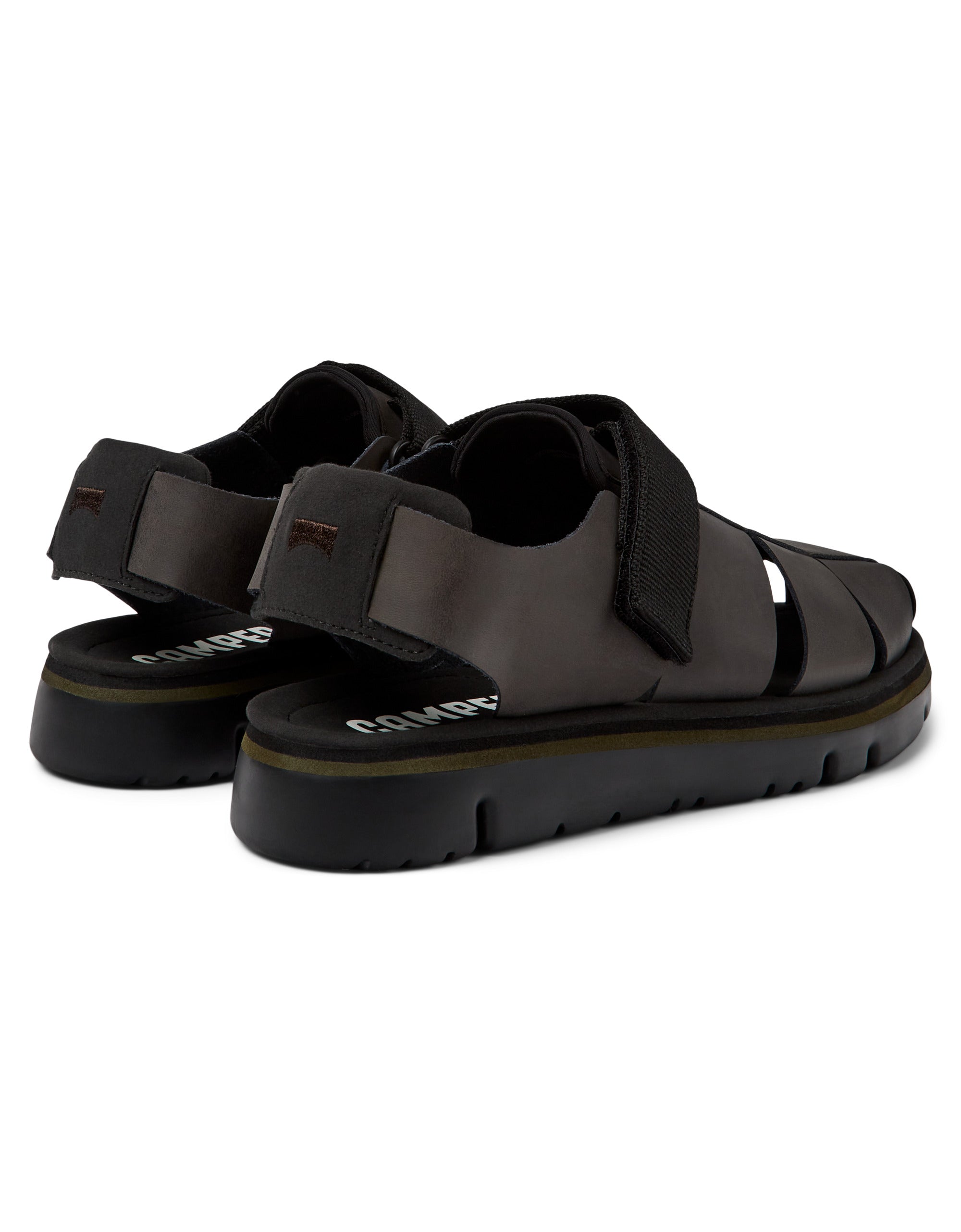 CAMPER Lamper Zambia Orugas.negro-kiwi-negro: чорний взуття для чоловіків