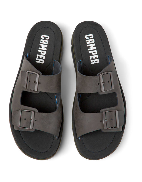 CAMPER Orugas: коричневый сандалии для мужчин