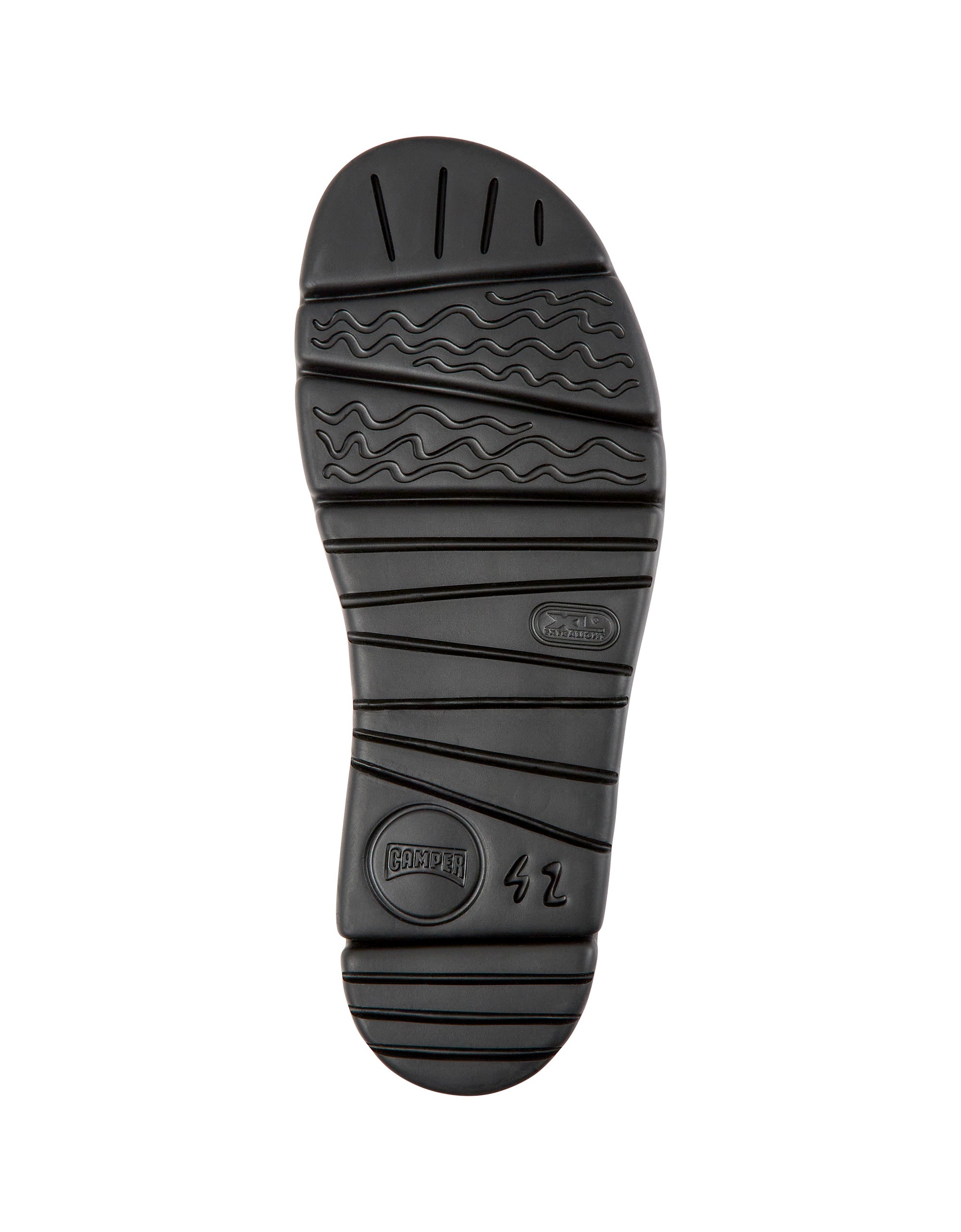 CAMPER | SANDALIAS | HOMBRE | LAMPER ZAMBIA ORUGAS.NEGRO-KIWI-NEGRO | MARRÓN