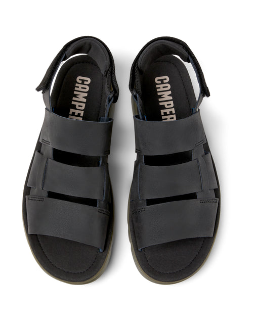CAMPER Lamper Negro Orugasand Romero: nero scarpe da uomo