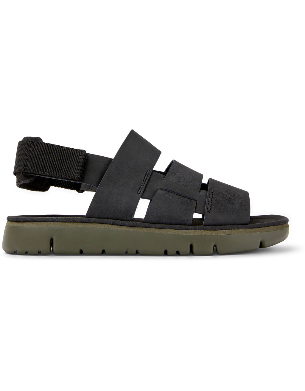 CAMPER Lamper Negro Orugasand Romero: zwart schoenen voor heren