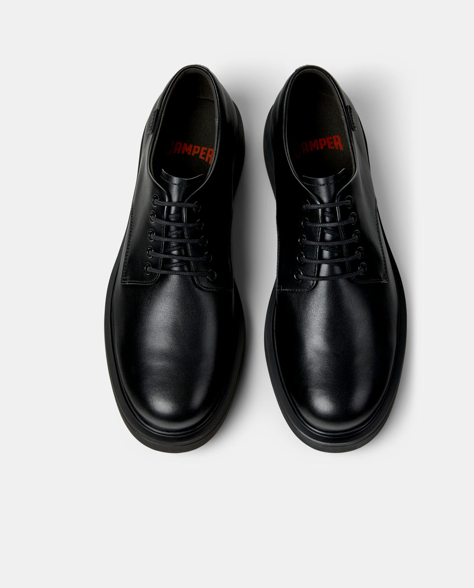 CAMPER Norman K100998, black shoes for men at Tascón