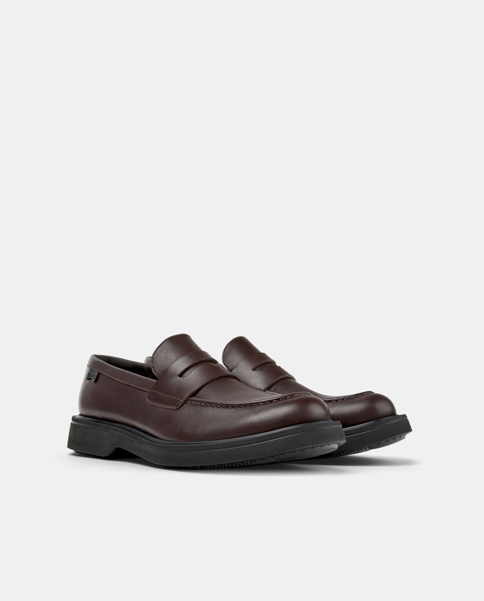 CAMPER Norman、Tascónのブラウンメンズローファー