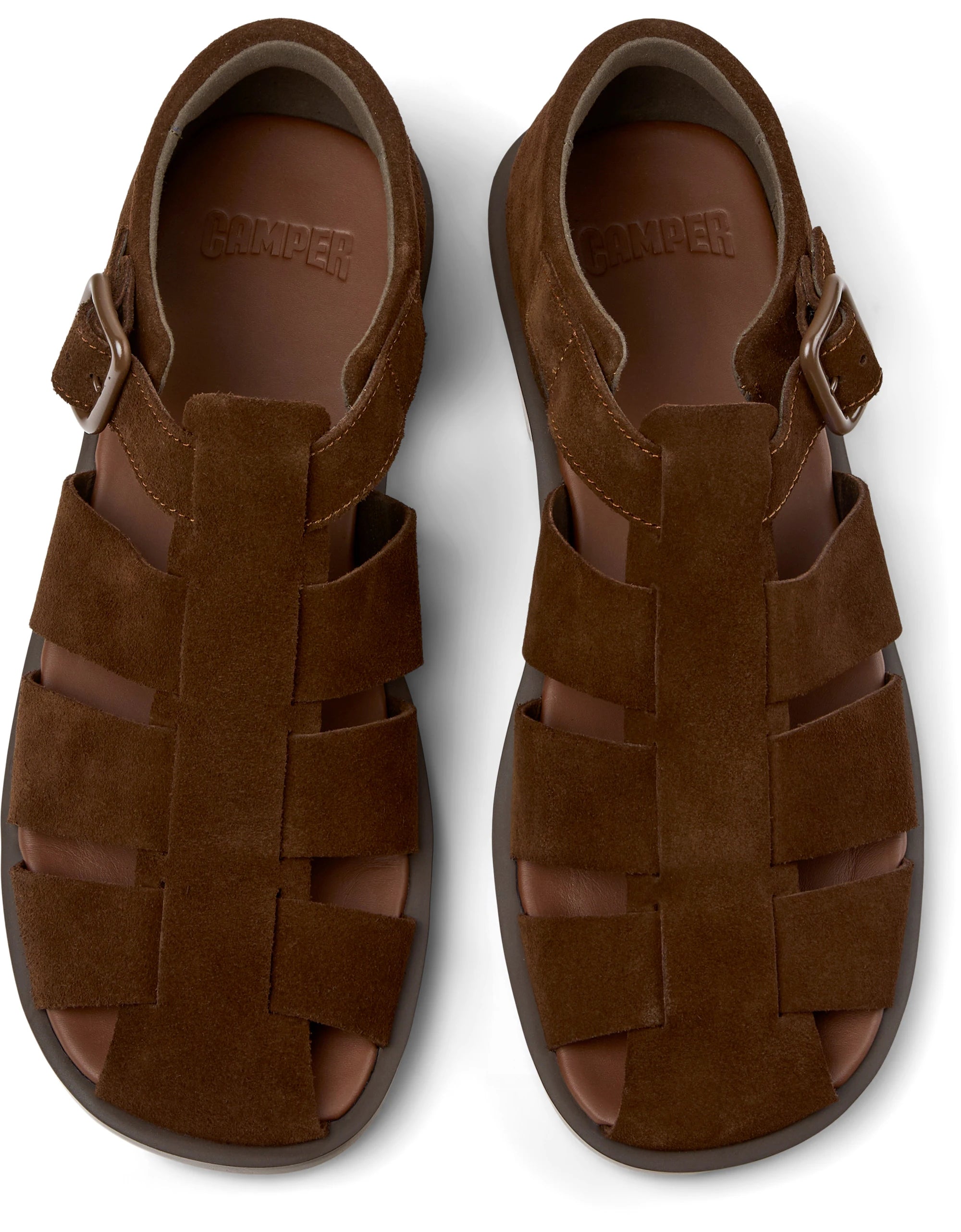 CAMPER Don, brown sandals for men at Tascón