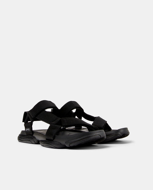 CAMPER Karst Sandal، صنادل أسود للرجال من Tascón