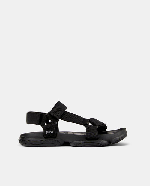 CAMPER Karst Sandal، صنادل أسود للرجال من Tascón