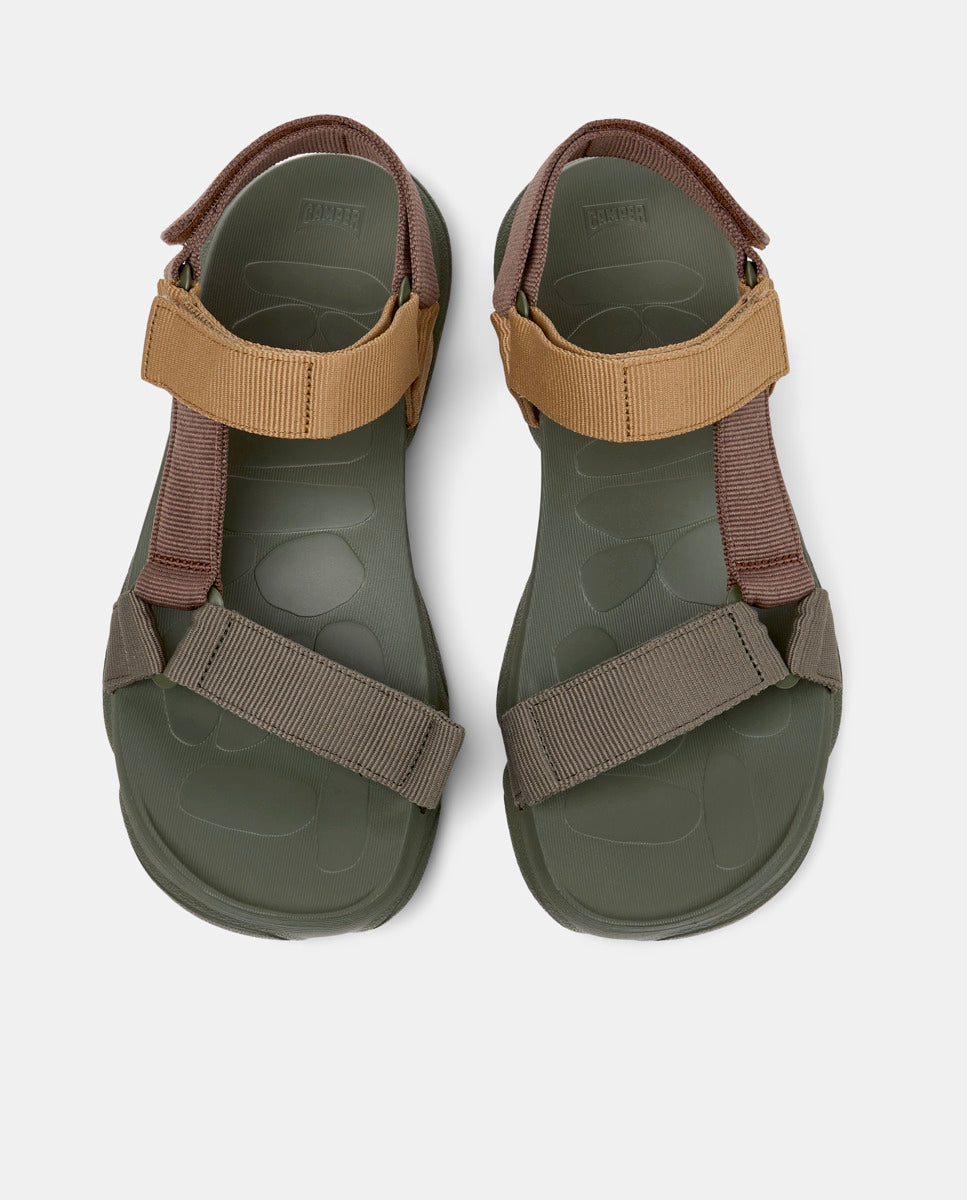 CAMPER Karst K101048，Tascón 棕色男士凉鞋