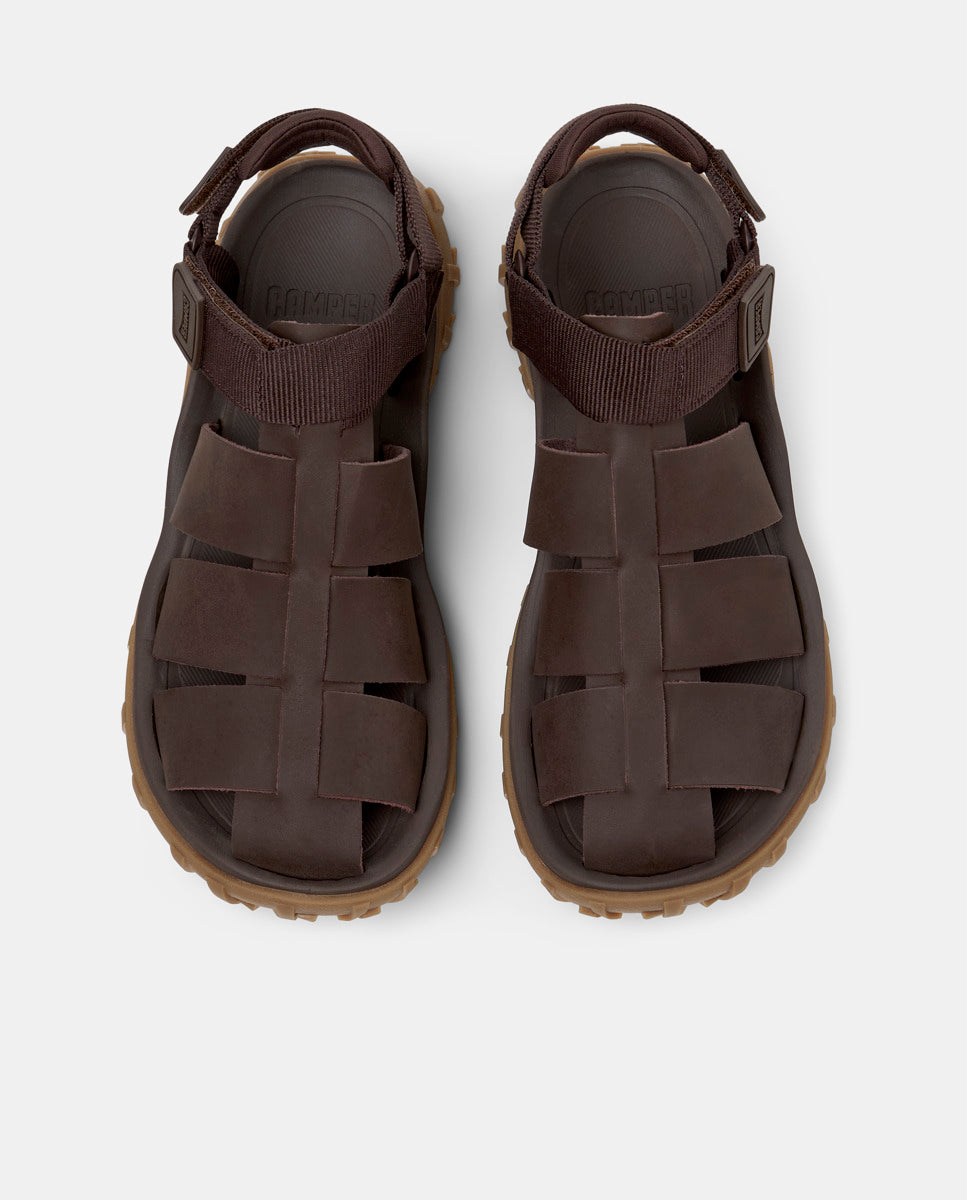 CAMPER Drift Trail Sandal, brown sandals for men at Tascón