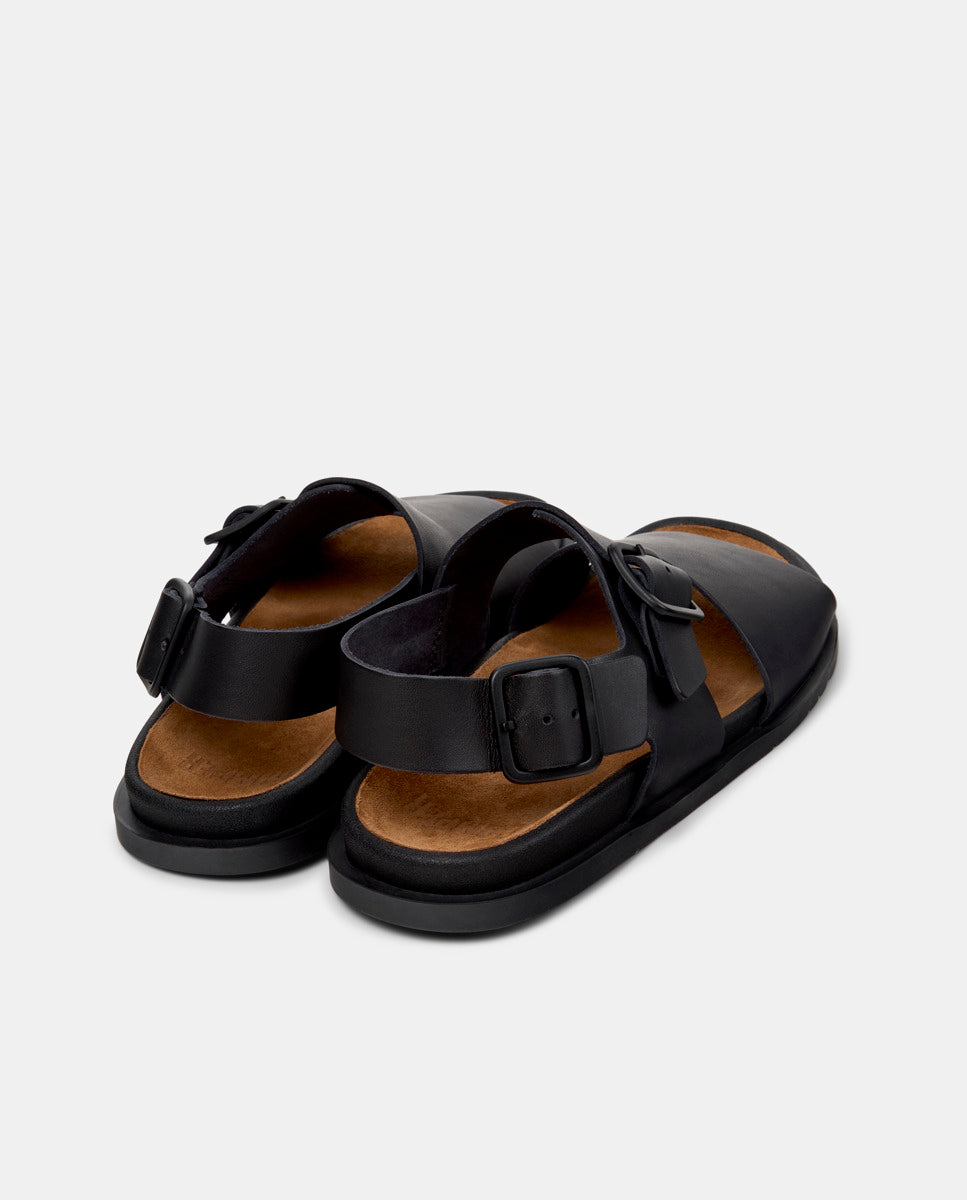 CAMPER Lluc K101092, sandali nero da uomo da Tascón