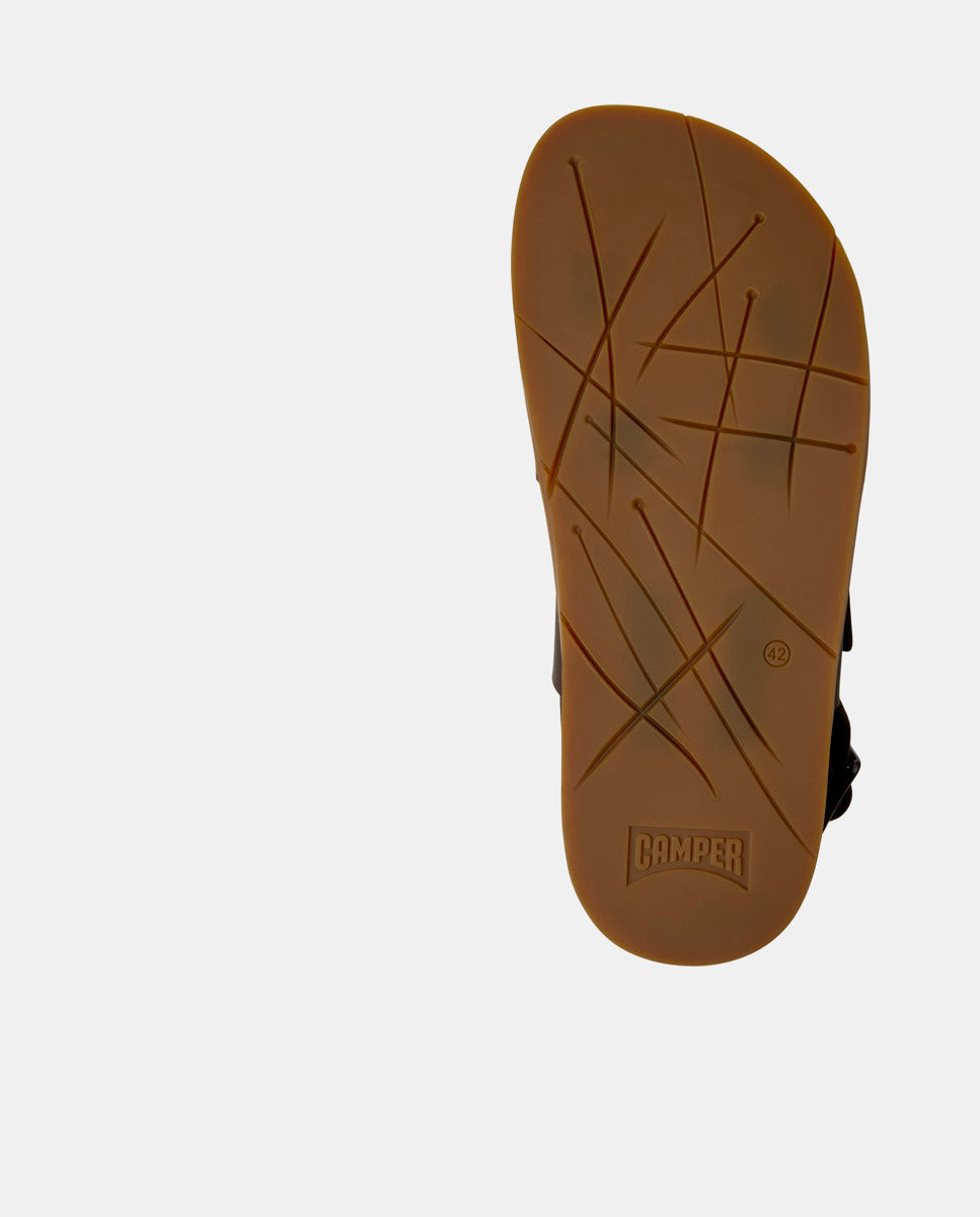 CAMPER Lluc Sandal, brown sandals for men at Tascón