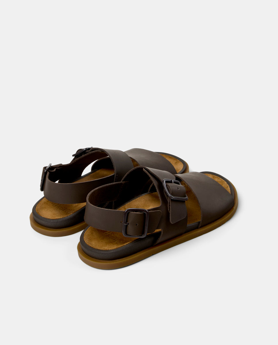 CAMPER Lluc Sandal, sandali marrone da uomo da Tascón