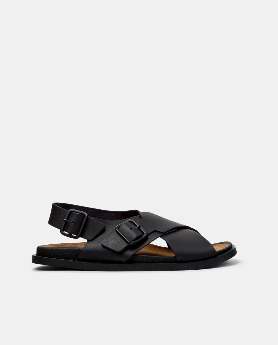 CAMPER Lluc Sandal, black sandals for men at Tascón
