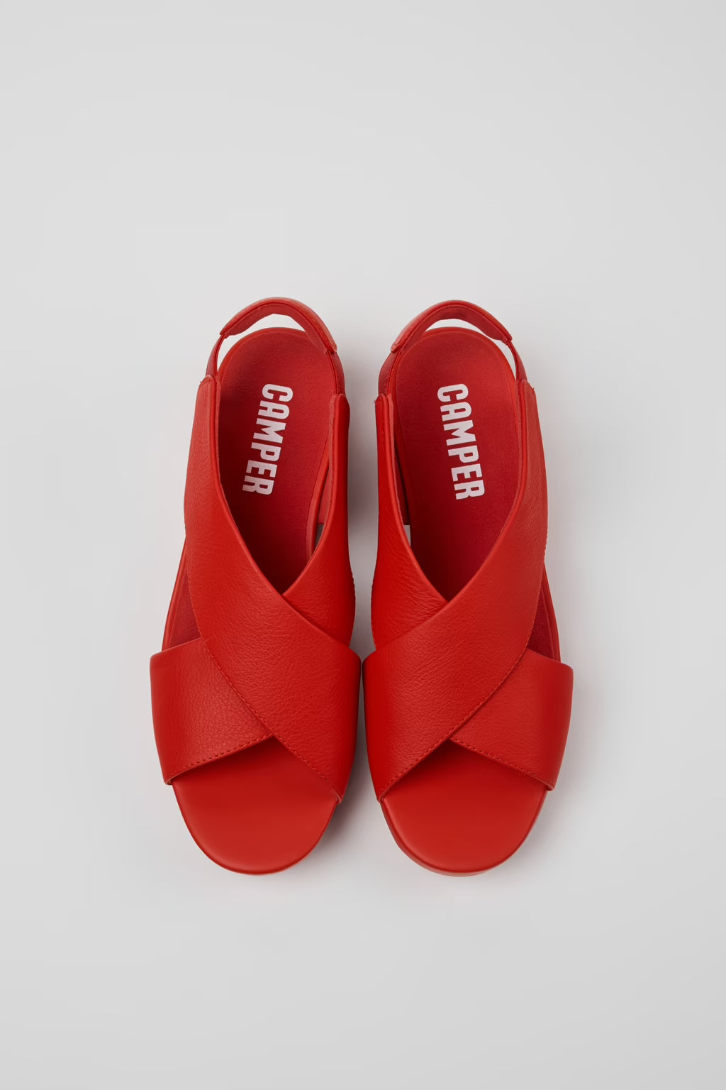 CAMPER Sella Barco Balloon Barco: rot Schuhe für Damen