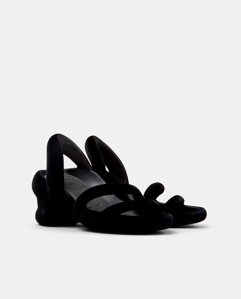 CAMPER Kobarah, black sandals for women at Tascón