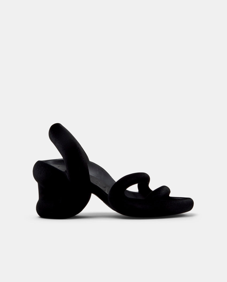 CAMPER Kobarah, black sandals for women at Tascón