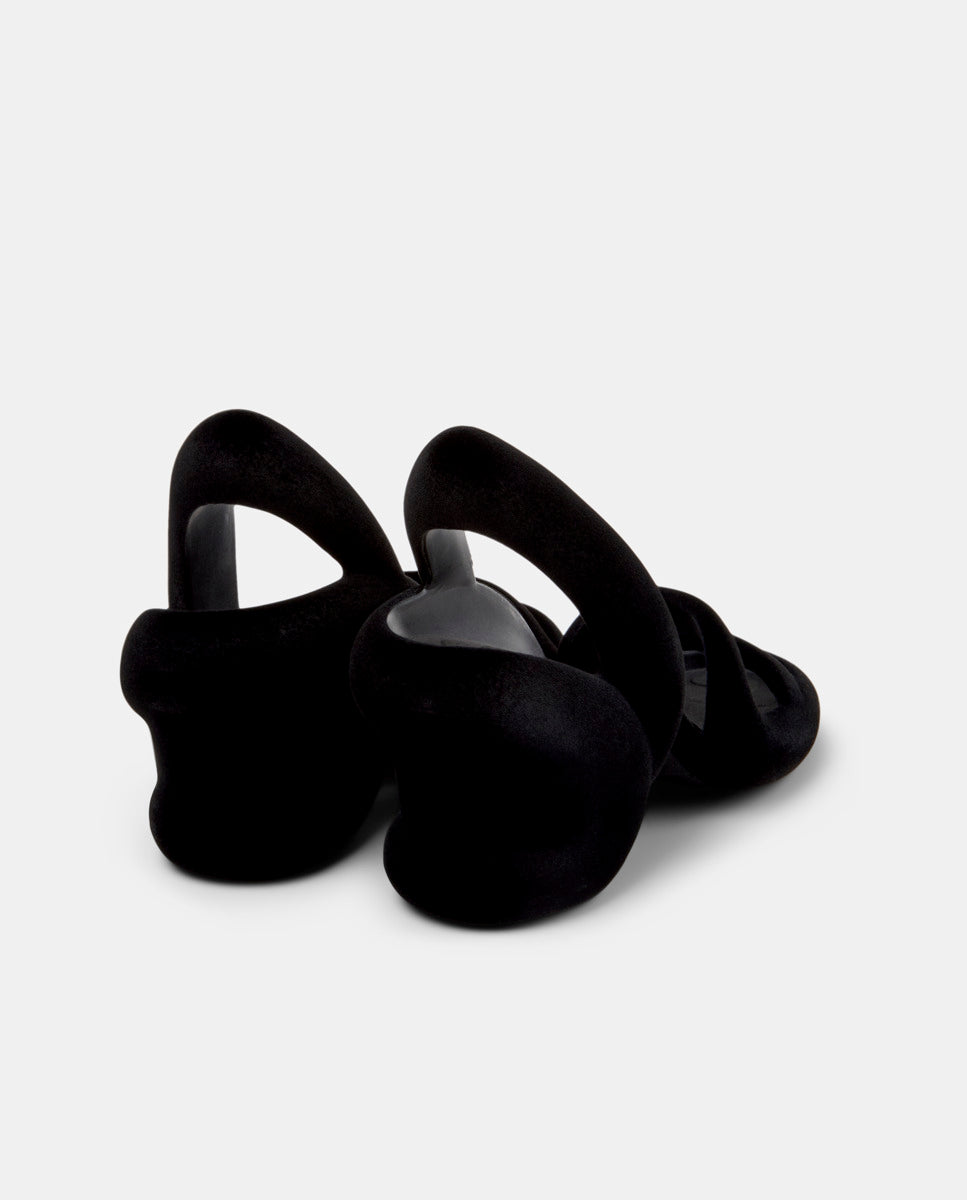 CAMPER Kobarah, black sandals for women at Tascón