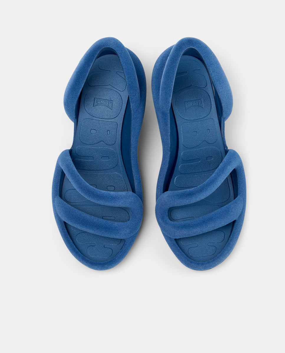 CAMPER Kobarah、Tascónのブルーレディースサンダル