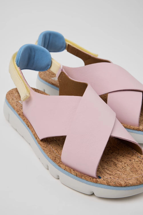 CAMPER Orugas: rosa Sandalen für Damen