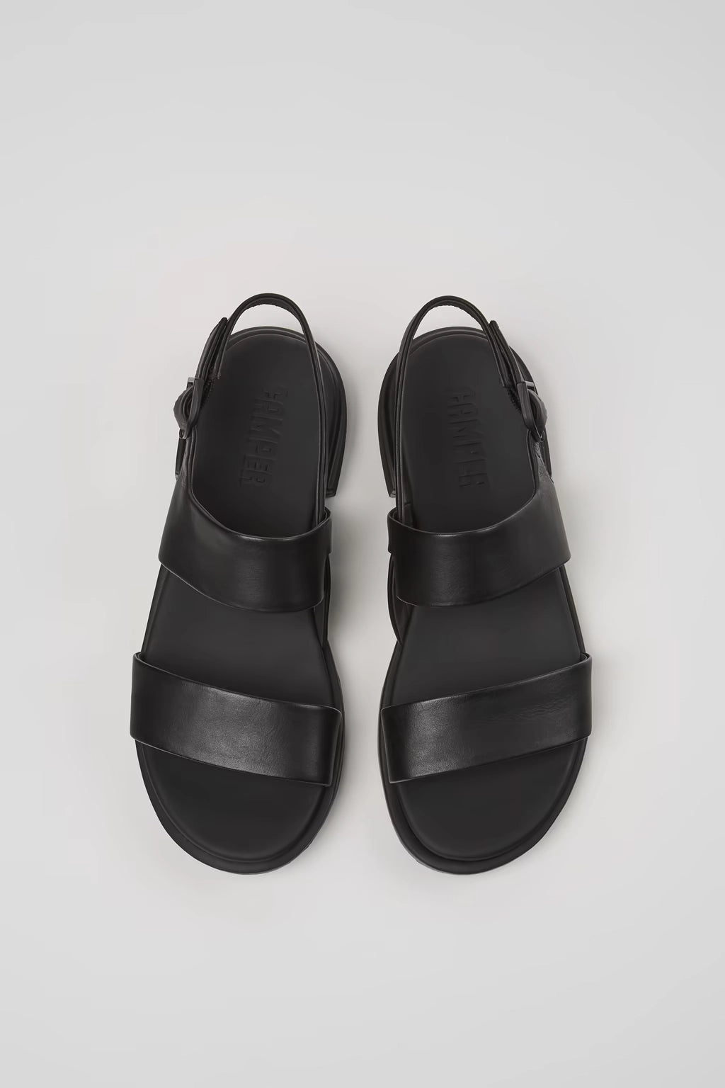 CAMPER EDY: negre sandàlies per a dona