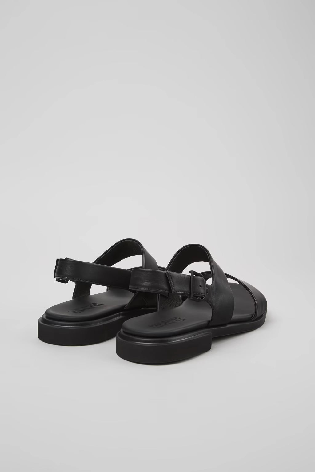 CAMPER EDY: negre sandàlies per a dona
