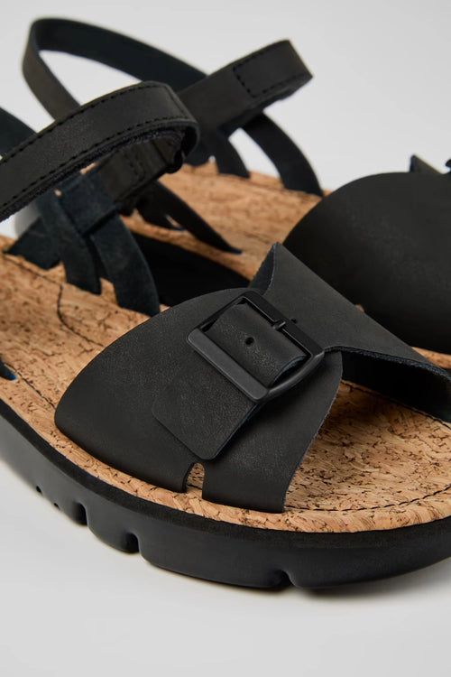 CAMPER Orugas: negre sandàlies per a dona