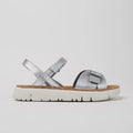 CAMPER Rebound Silver Orugas: plateadas sandaler för dam