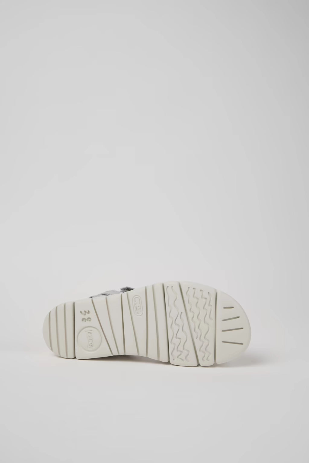 CAMPER Rebound Silver Orugas: plateadas sandaler för dam