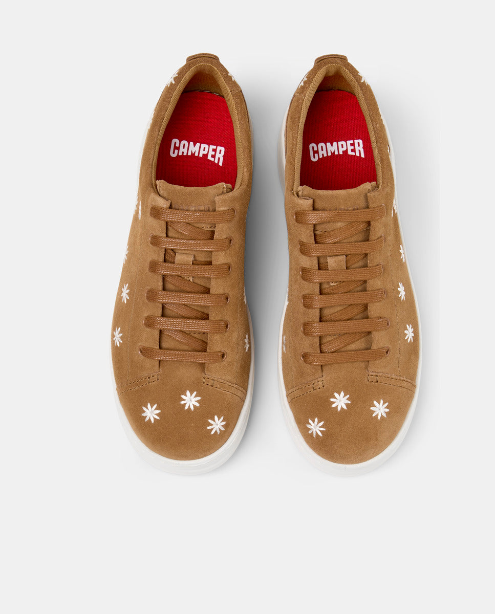 CAMPER Runner Up K200645、Tascónのブラウンレディースブーツ