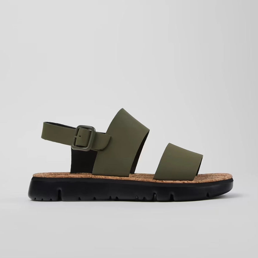 CAMPER Orugas: grün Sandalen für Damen