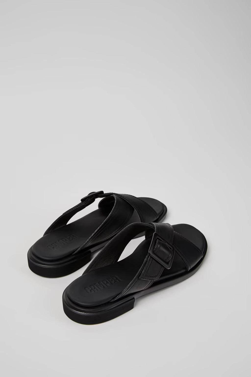 CAMPER EDY: black shoes for women