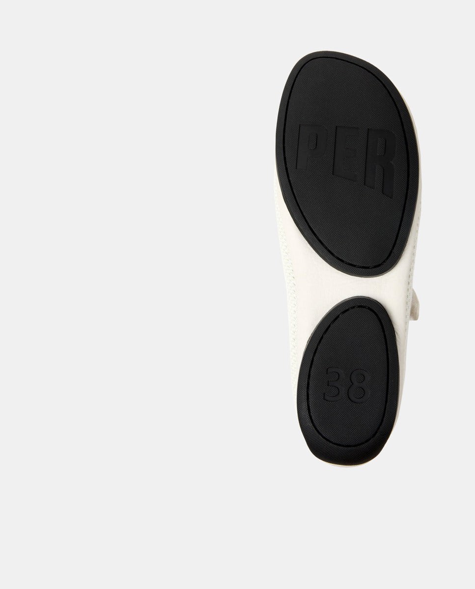 CAMPER Right Nina, white ballet flats for women at Tascón