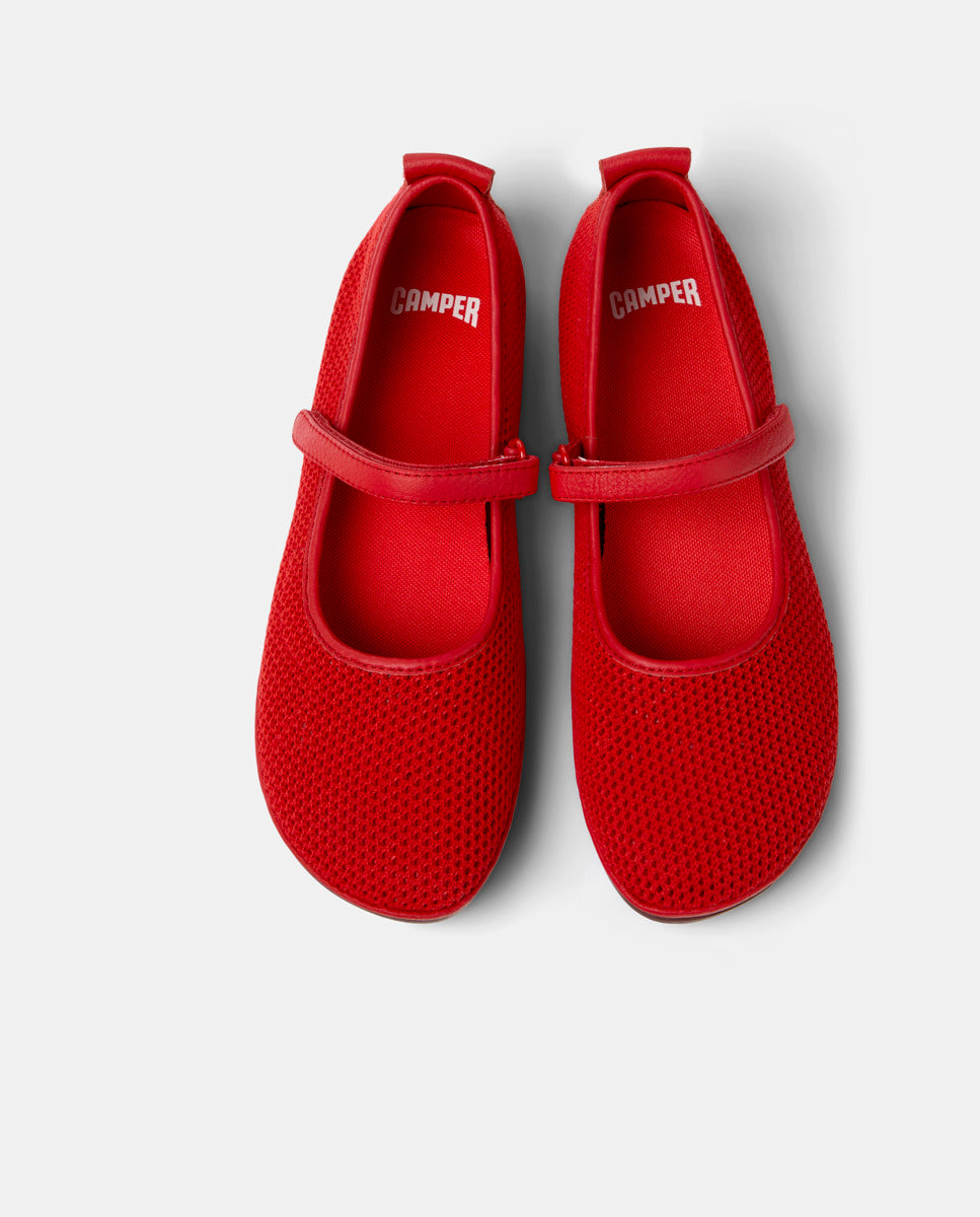 CAMPER Right Nina, ballerine rosso da donna da Tascón