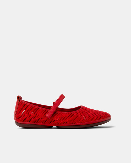 CAMPER Right Nina, red ballet flats for women at Tascón
