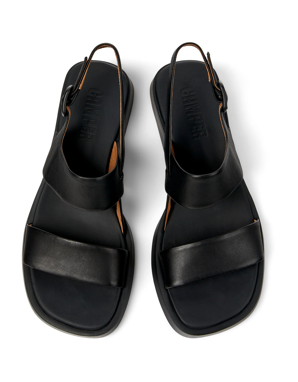 CAMPER Dana K201486, black sandals for women at Tascón